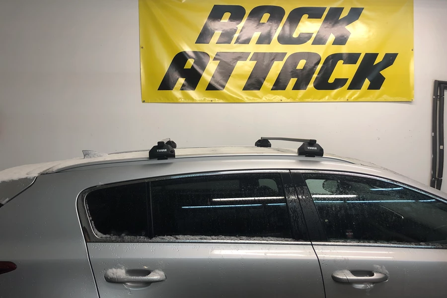 Kia Sportage 5dr Base Roof Rack Systems installation