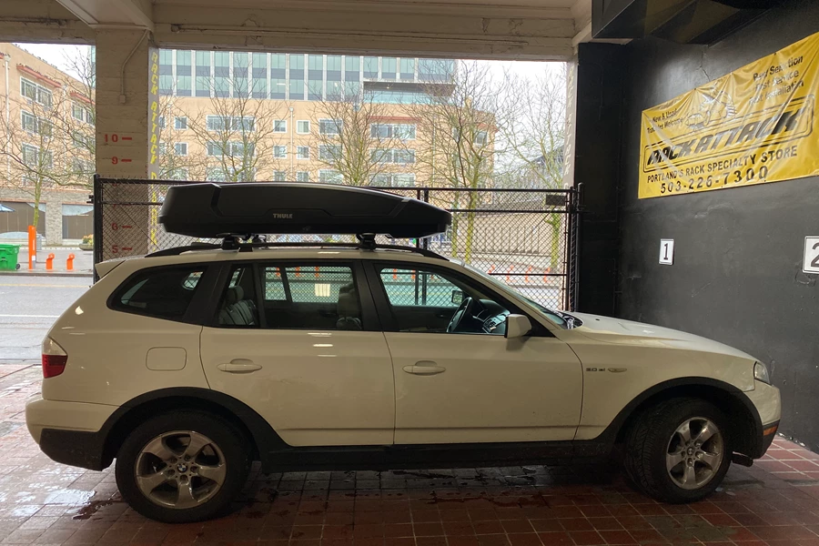 BMW X3 Base Roof Rack Systems installation