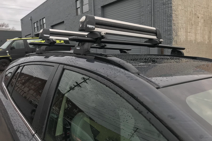 Subaru Crosstrek Hybrid Base Roof Rack Systems installation