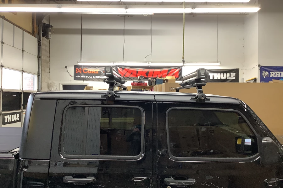 Jeep Gladiator Base Roof Rack Systems installation