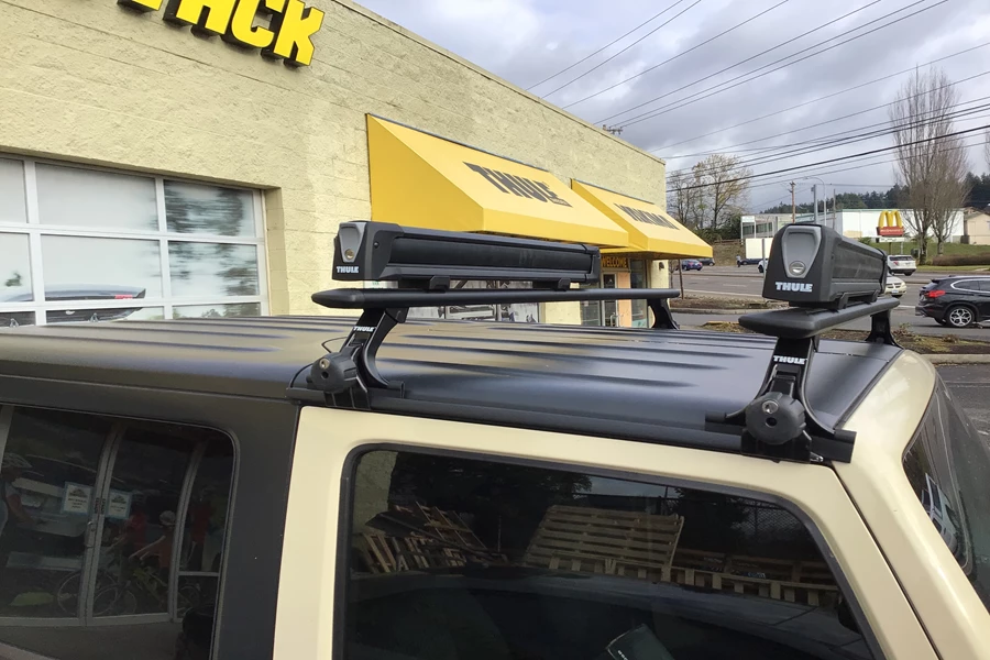 Jeep Wrangler JK Ski & Snowboard Racks installation