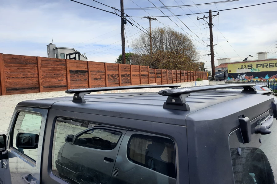 Jeep Wrangler JK Base Roof Rack Systems installation