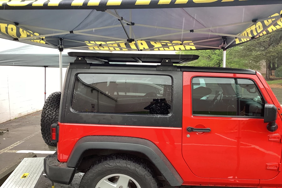 Jeep Wrangler JK Camping installation