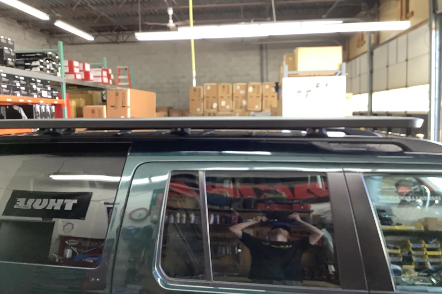 Land Rover LR4 Base Roof Rack Systems installation