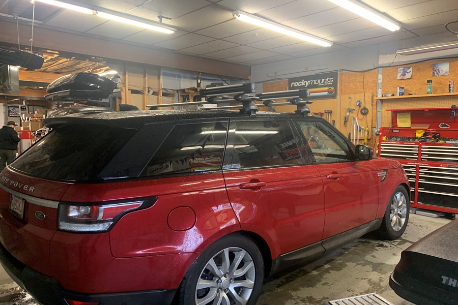 Land Rover Range Rover Sport Base Roof Rack Systems installation