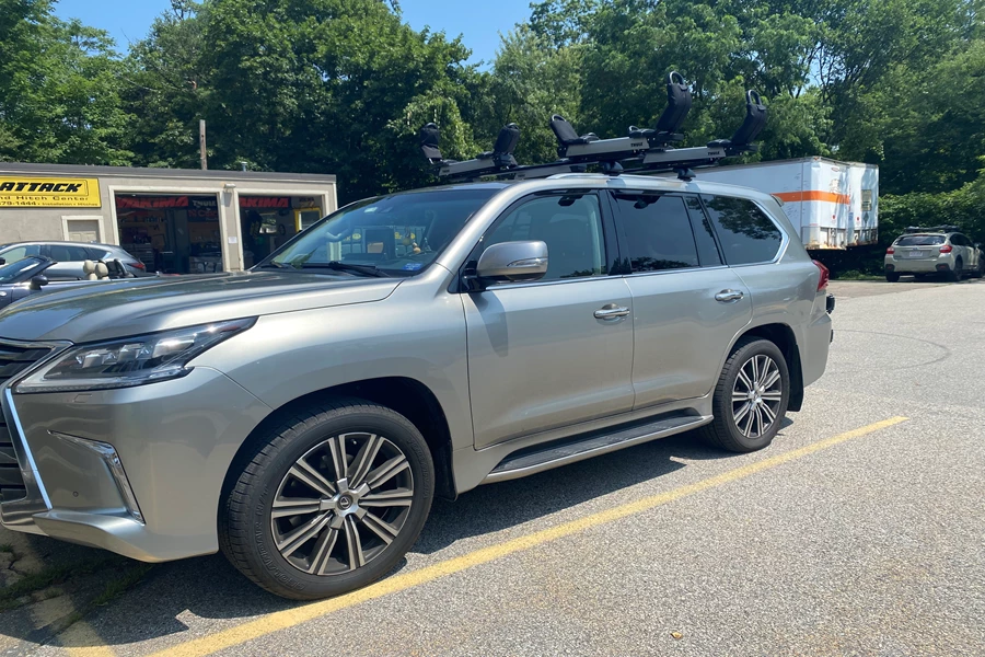 Lexus LX Base Roof Rack Systems installation
