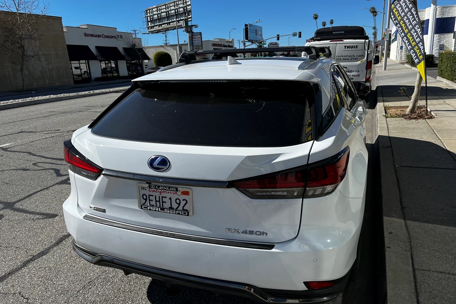 Lexus RX Base Roof Rack Systems installation