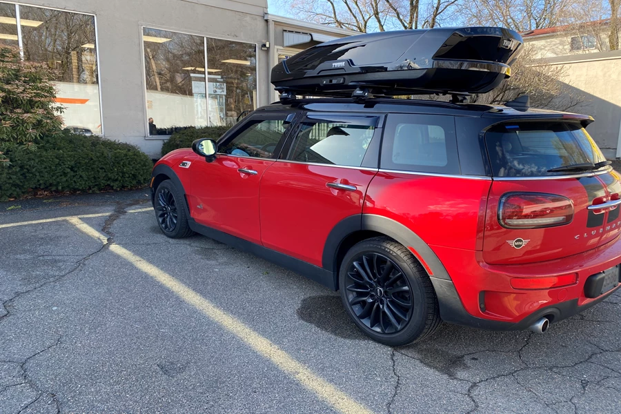 MINI Clubman Base Roof Rack Systems installation