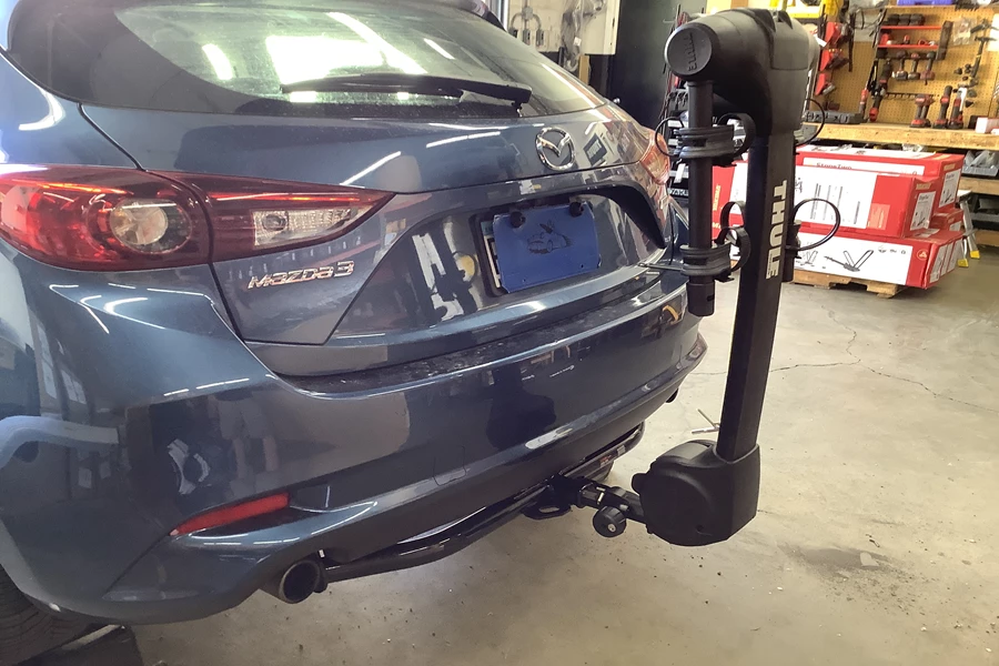 Mazda 3 Bike Racks installation
