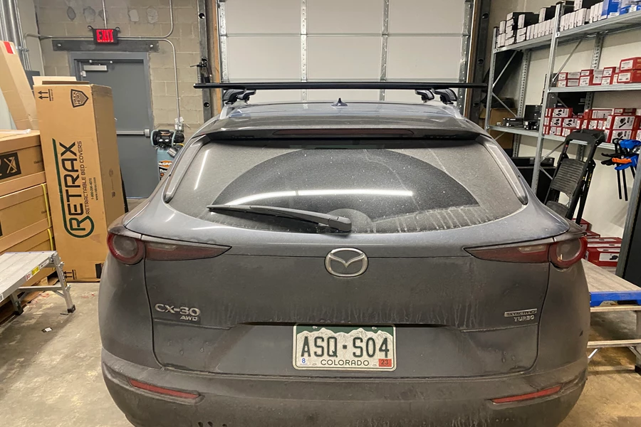 Mazda CX-30 Base Roof Rack Systems installation