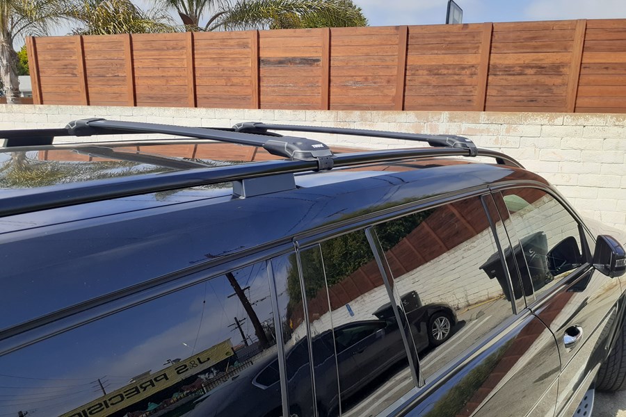 Mercedes Benz GLS  Base Roof Rack Systems installation