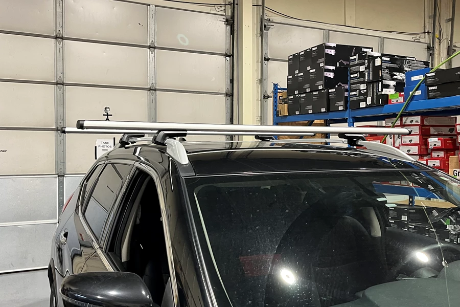 Nissan Rogue Base Roof Rack Systems installation