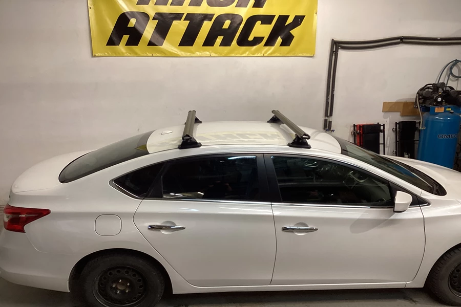 Nissan Sentra Base Roof Rack Systems installation
