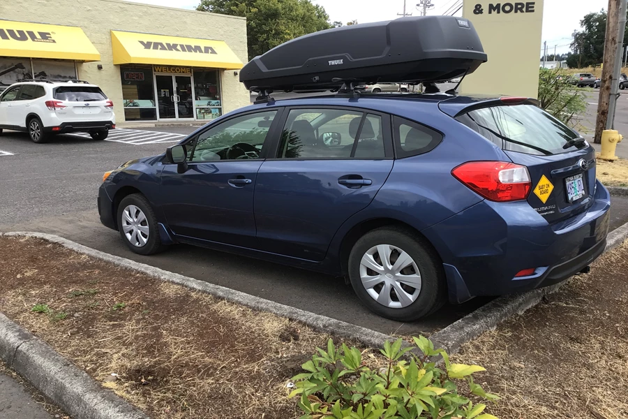 Subaru Impreza Cargo & Luggage Racks installation