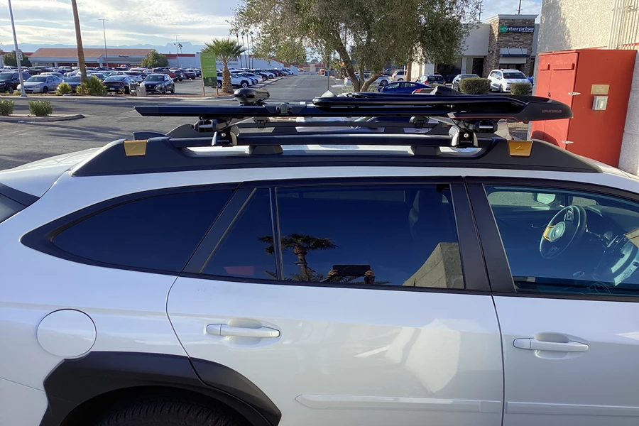 Subaru Outback Wilderness Bike Racks installation
