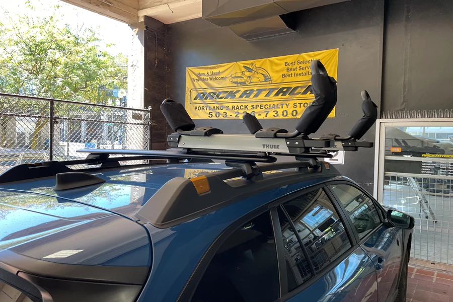 Subaru Outback Wilderness Water Sport Racks installation