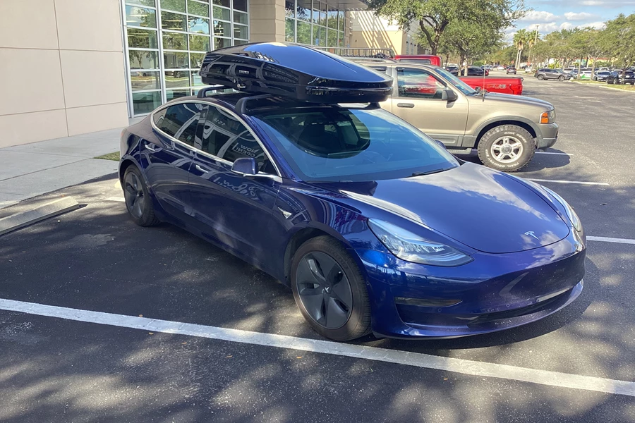 Tesla Model 3 Cargo & Luggage Racks installation