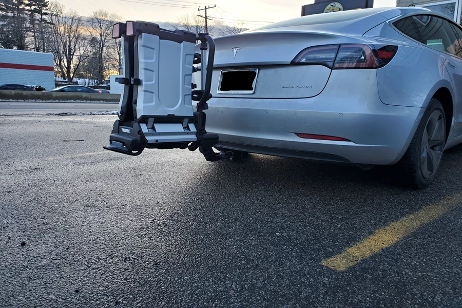 Tesla Model 3 Bike Racks installation