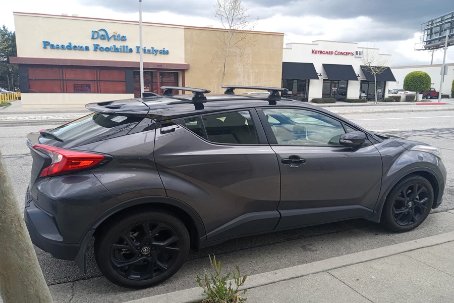 Toyota C-HR Base Roof Rack Systems installation
