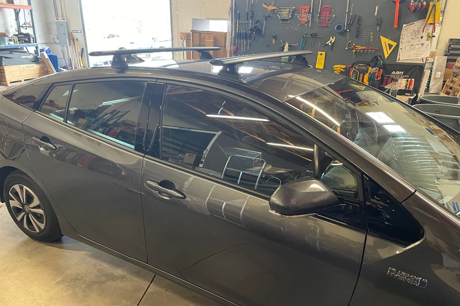 Toyota Prius Prime Base Roof Rack Systems installation