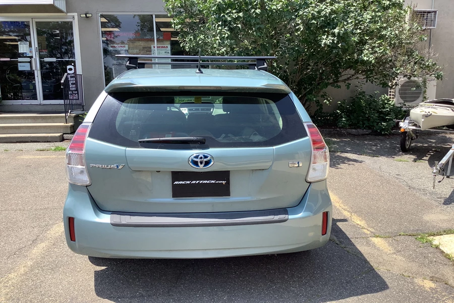 Toyota Prius V Base Roof Rack Systems installation