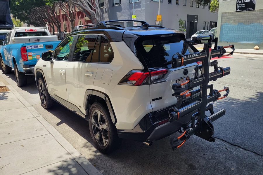 Toyota RAV4 Hybrid Bike Racks installation