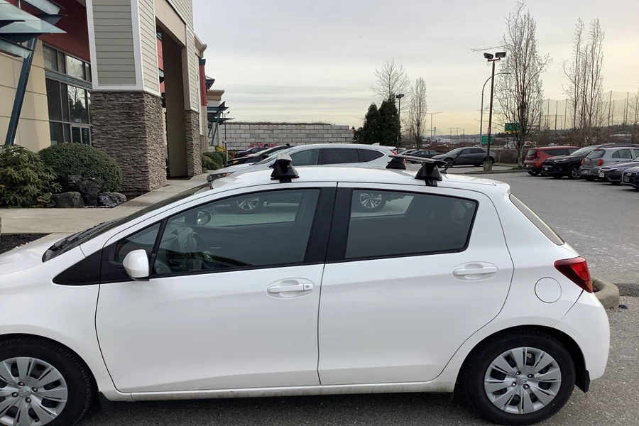 Toyota Yaris Base Roof Rack Systems installation
