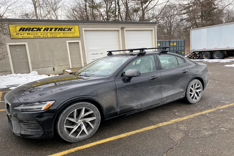 Volvo S60 Base Roof Rack Systems installation