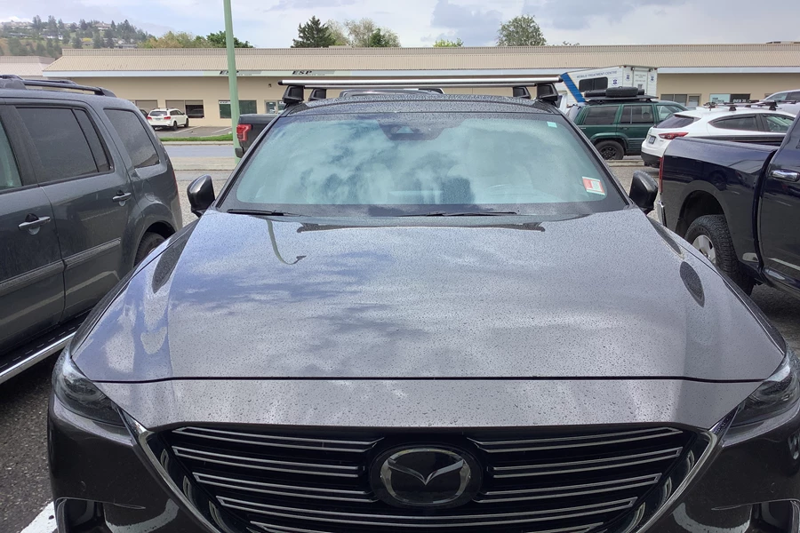 Mazda CX-9 Base Roof Rack Systems installation