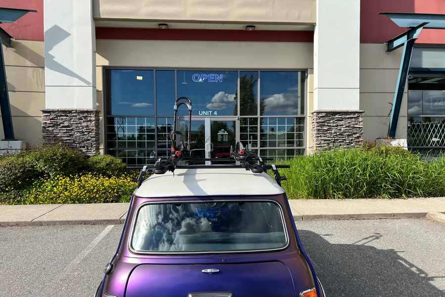 MINI Cooper Base Roof Rack Systems installation
