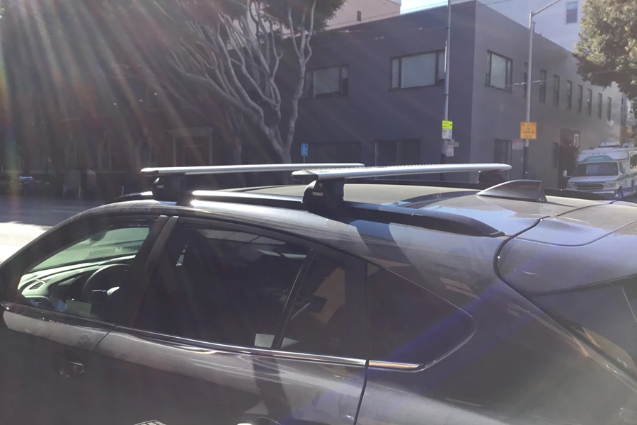 Subaru Crosstrek Hybrid Base Roof Rack Systems installation