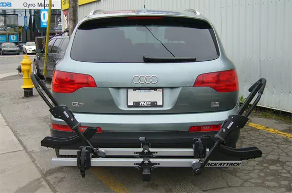 Audi Q7 Bike Racks installation