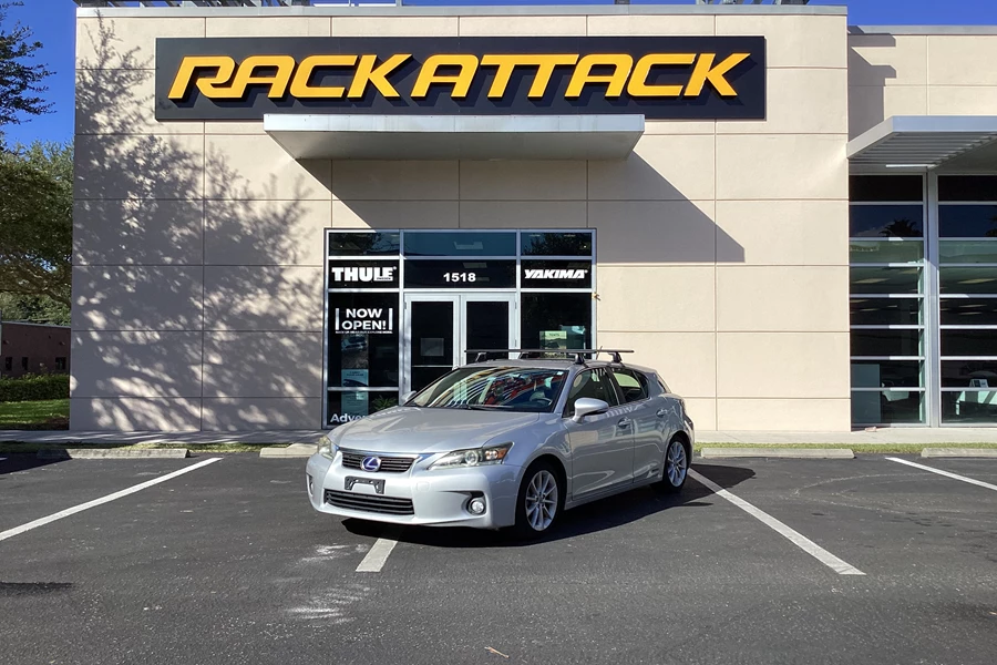 Lexus CT Base Roof Rack Systems installation