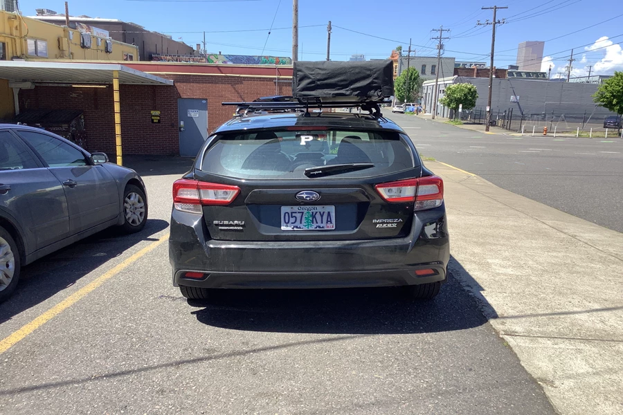 Subaru Impreza Camping installation