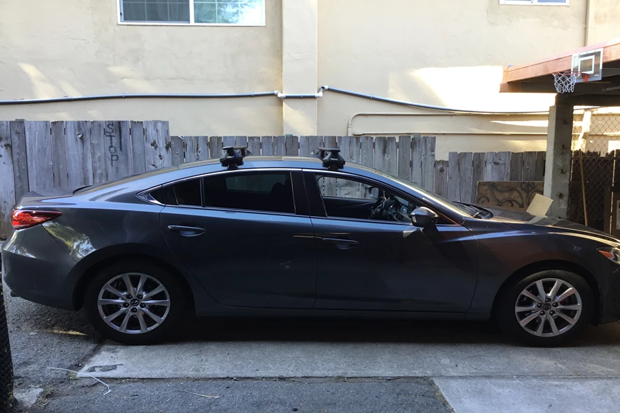 Mazda 6 Base Roof Rack Systems installation