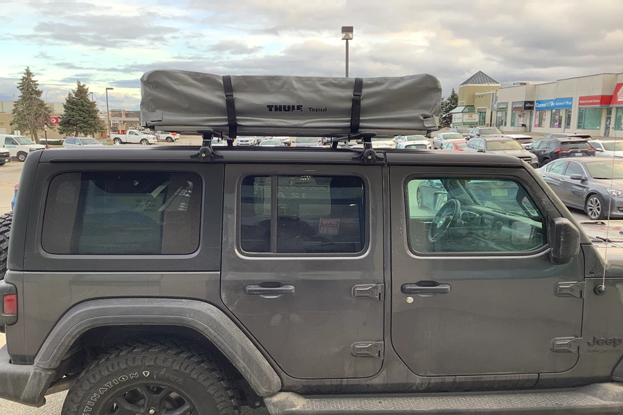 Jeep Wrangler Camping installation