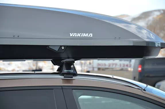 This Volvo XC60 just got Yakima&#39;s newest roof rack system and their new cargo box. What a nice modern set up on a beautiful car. And with 20 cubic feet of roof top storage they won&#39;t be pressed for space!