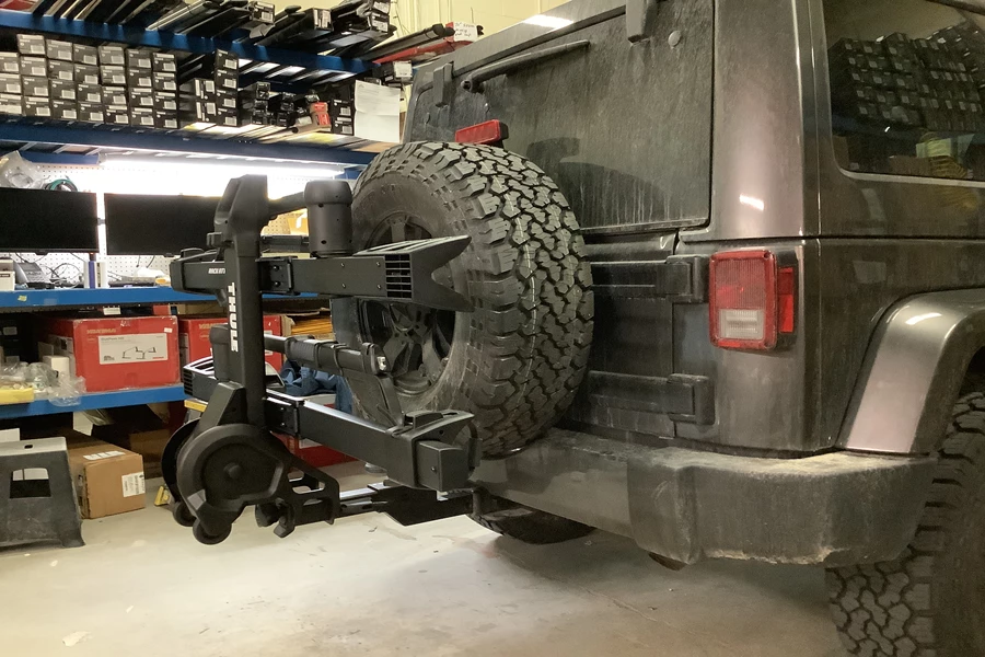 Jeep Wrangler JK Bike Racks installation