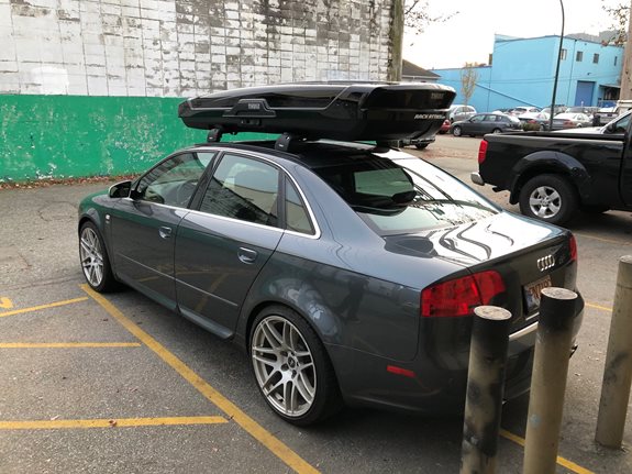 Audi S4 Cargo & Luggage Racks installation