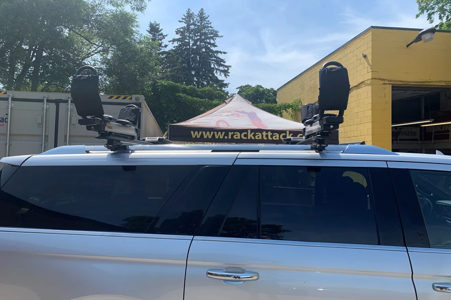 Lincoln Navigator Base Roof Rack Systems installation