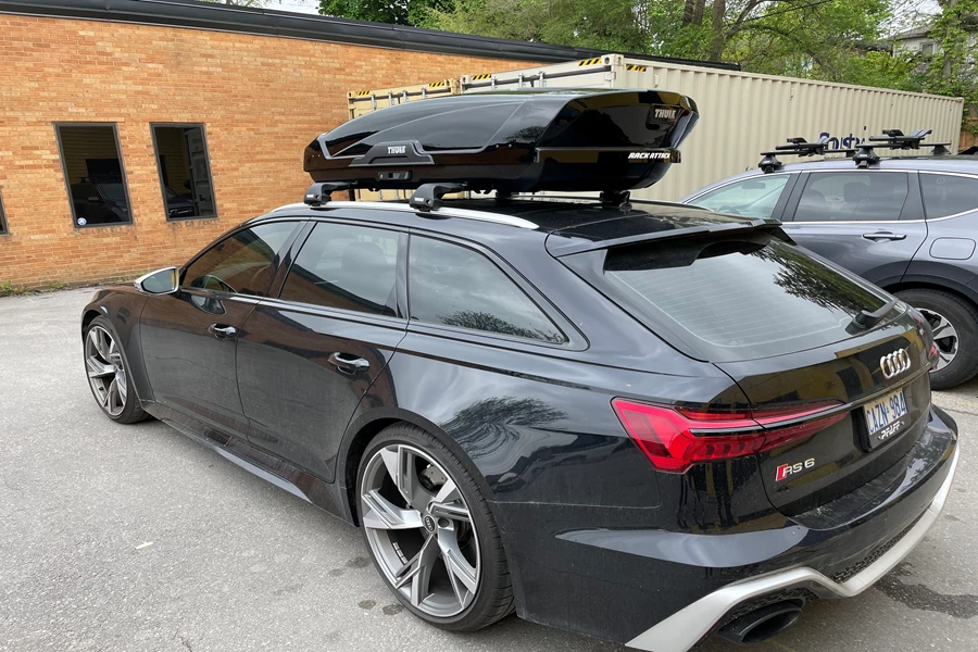 Audi RS6 Avant Cargo & Luggage Racks installation