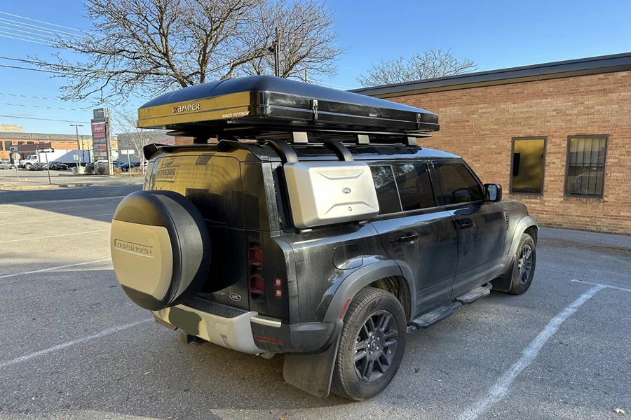 Land Rover Defender Camping installation