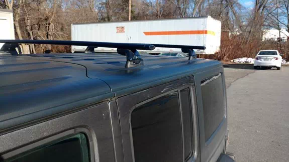 Jeep Wrangler JK Unlimited 4DR Base Roof Rack Systems installation