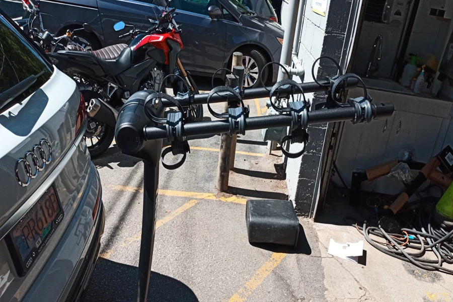 Audi SQ5 Bike Racks installation
