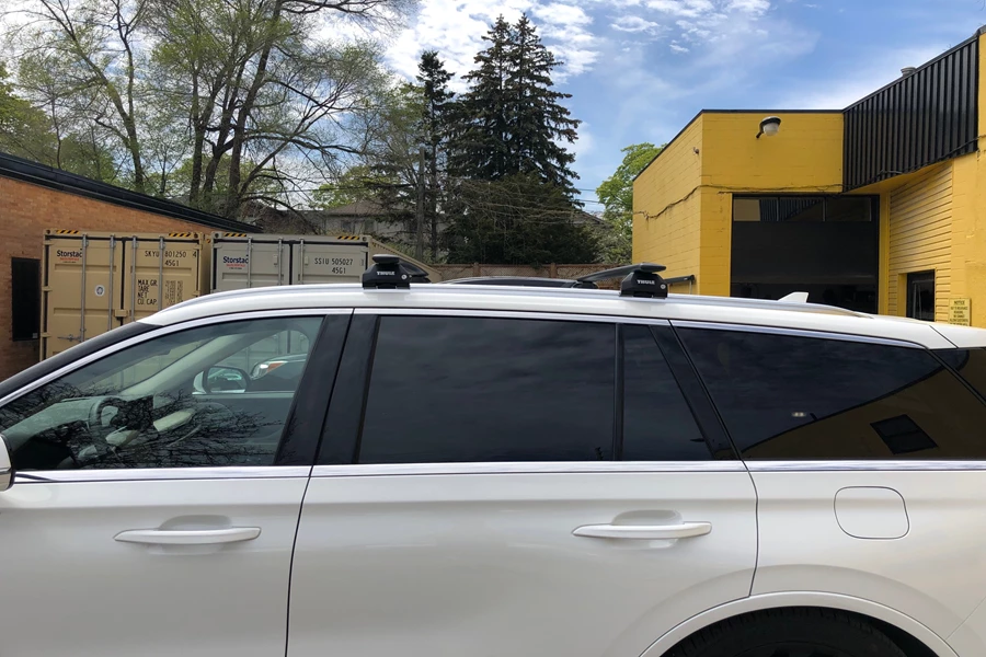 Lincoln Aviator Base Roof Rack Systems installation