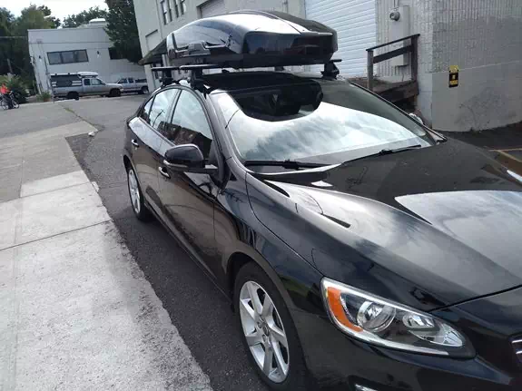 Volvo S60 Cross Country Base Roof Rack Systems installation