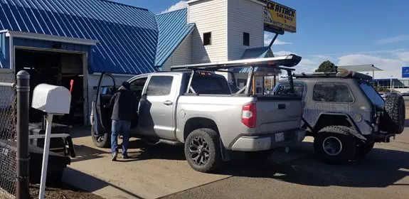 Toyota Tundra CrewMax Truck & Van Racks installation