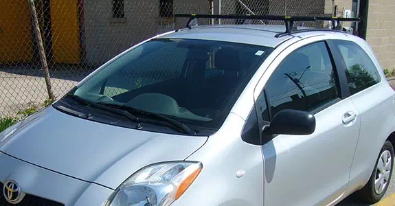 Toyota Yaris 4dr Base Roof Rack Systems installation