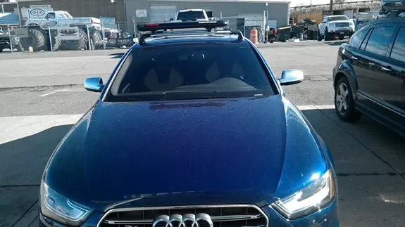 Audi S4 4dr Base Roof Rack Systems installation