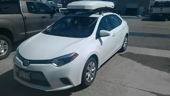 Toyota Corolla 4dr Base Roof Rack Systems installation